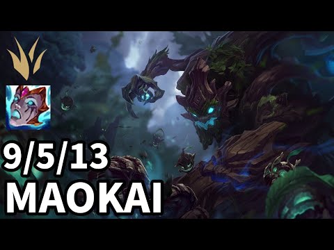 Maokai Jungle vs Elise - Ranked Master - Patch KR 12.17