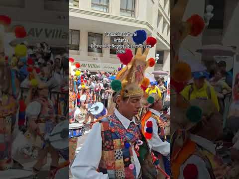 Fundación Cultural Ardanza en el Carnaval de Negros y Blancos Pasto Nariño