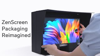 Asus Monitor packaging reimagined- ZenScreen OLED