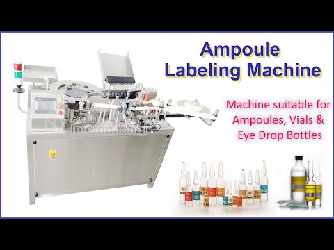 Rotary Ampoule Labeling Machine
