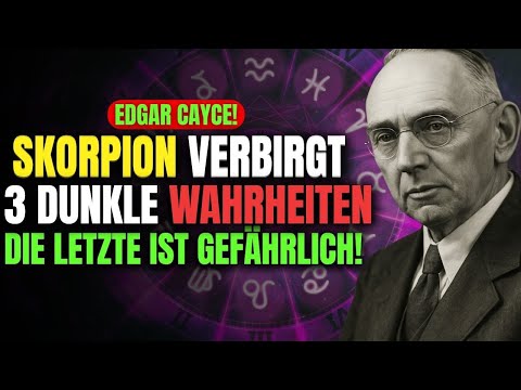 EDGAR CAYCE ENTDECKTE: Warum der SKORPION die DÜSTERSTE ENERGIE des Tierkreises trägt