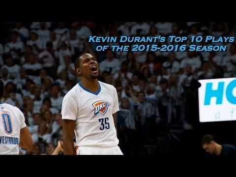 Kevin Durant's Top 10 Plays of the 2015-2016 Season