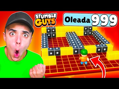 CONSEGUÍ 999 OLEADAS en BLOCKDASH LEGENDARIO INFINITO! 😱 STUMBLE GUYS