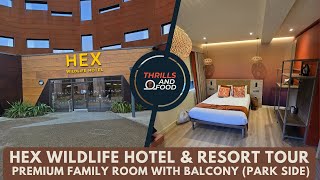Hex Wildlife Hotel & Resort Tour - Premium Family Room with Balcony (Park Side)