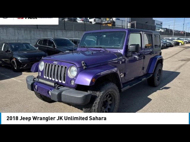 2018 Jeep Wrangler JK Unlimited Sahara | V6 | HEATED SEATS in Cars & Trucks in Strathcona County