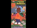 Little Bill I Love Animals VHS DVD PREVIEW Opening