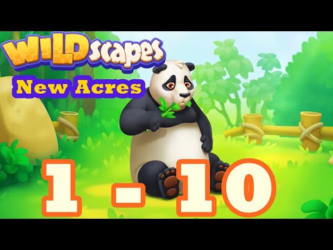 Wildscapes: New Acres Level 1 - 10 HD 3 match puzzle | android | 2 | 3| 4 | 5 | 6 | 7 | 8 | 9 | IOS
