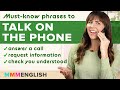Must Know Phone Phrases ️ Talk Confidently On The Telephone In English