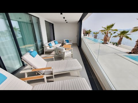 A836 Luxury apartment with pool, seafront, ground floor, Bibinje