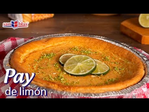 Pay de limón con harina de trigo San Blas