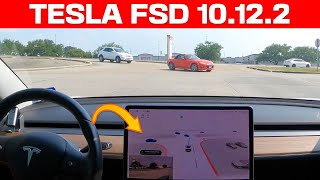 Tesla FSD Beta 10.12.2 Tricky Intersection Test | Houston Texas