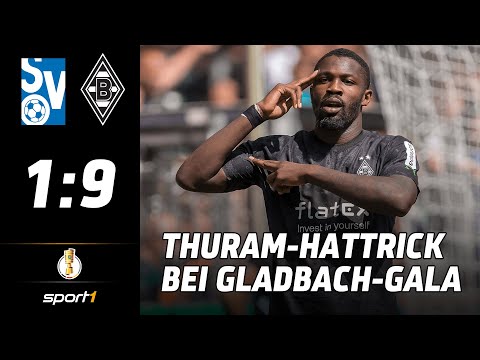 SV Oberachern - Gladbach 1:9 | Tore und Highlights 1. Runde DFB-Pokal | SPORT1