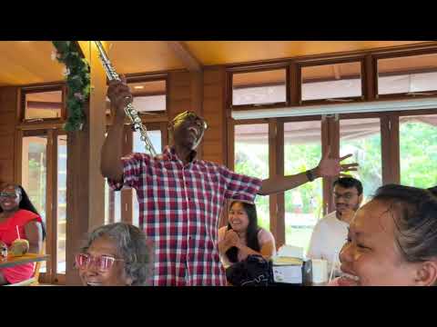 RONALD SNIJDERS- Live flute solo at Clevia Park, Paramaribo, Suriname, 17 aug 2025.