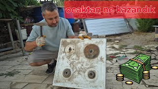 Hurda Ocak Parçaladık! Bakın Ne Kadar Para Etti #scrap #hurda #alüminyum #paraka