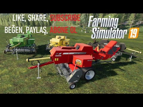 Farming Simulator 2019 Massey Ferguson Hesston 1840 Baling Technology Mod FS19