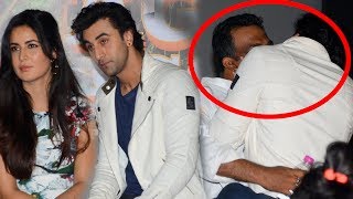 OOPS! Ranbir Kapoor Lip Locks Anurag Basu In Front Of Katrina Kaif