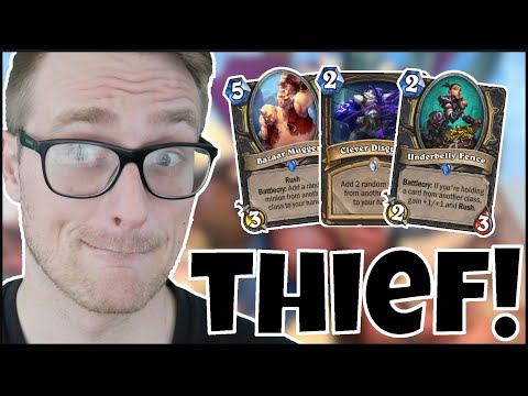 Hearthstone | It's BURGLE Time! | Wild Tempo Thief Quest Rogue | Saviors of Uldum