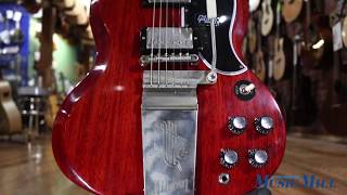Video thumbnail for 2019 Gibson Custom 1964 SG Standard Reissue w/ Maestro Vibrola VOS - Cherry Red - DEMO by Manchester Music Mill
