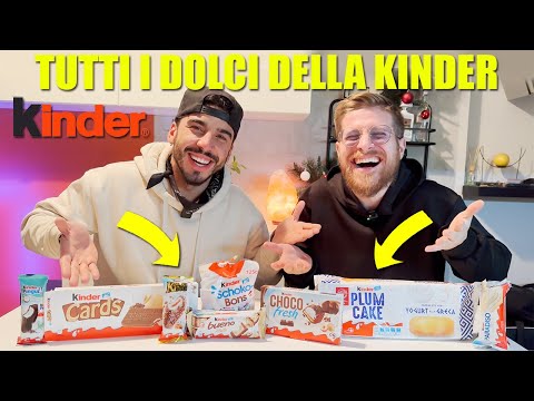 PROVIAMO TUTTI I PRODOTTI DELLA KINDER DEL SUPERMERCATO - QUESTA VOLTA DADDA MI HA DAVVERO DELUSO!