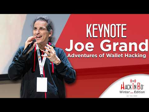 Joe Grand - Adventures of Wallet Hacking - HackInBo® Classic Edition Winter 2025