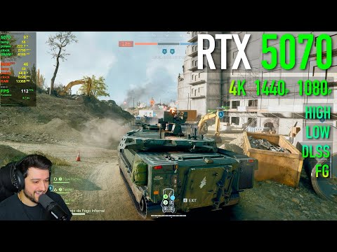 RTX 5070 in Battlefield 6: INSANE Optimization! (1080p, 1440p, 4K Benchmarks)