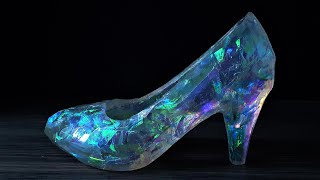 How to Make Cinderella Shoe | Resin Art