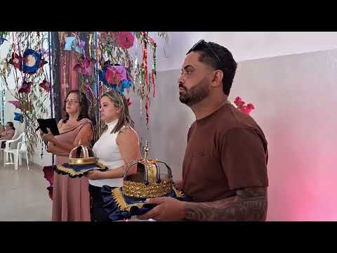 Família Ferreira Marques recebe o terno  Congo Real em Santa Rosa da Serra MG.