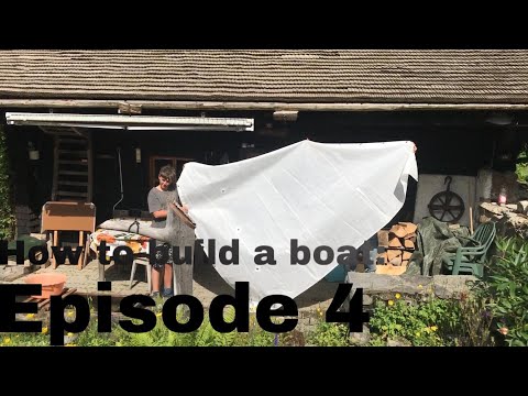 Ep 4 of boat building I we build the sail!
