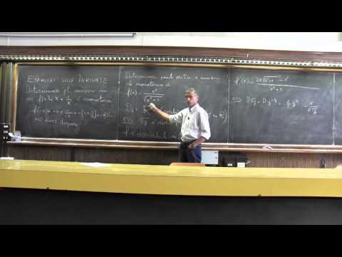 Analisi Matematica 1, Prof. Camilli - lezione 28 (30 Ott. 2015)