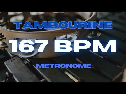 167 BPM - Tambourine Metronome