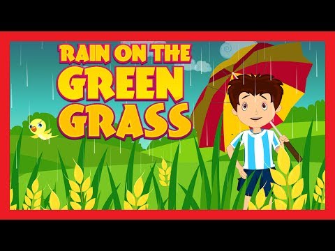 "RAIN ON THE GREEN GRASS" || RHYMES FOR KIDS II RAIN ON THE TREE || KIDS HUT