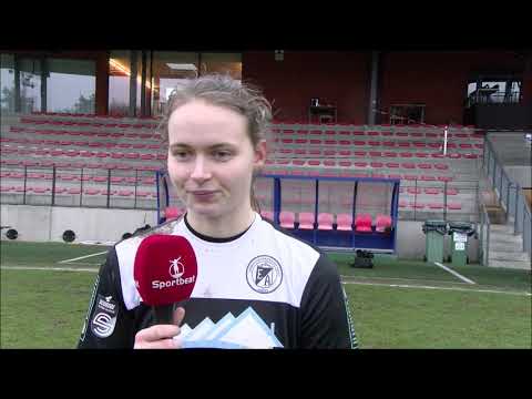 Interview met Eendracht Aalst speelster Tiana Andries na de SLW wedstrijd bij R. Standard de Liège.