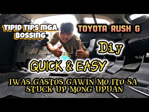 TOYOTA RUSH SECOND ROW STUCK UP | DIY | TIPID TIPS