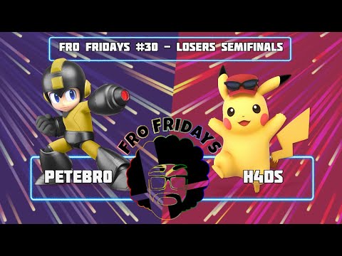 petebr0 (Mega Man) vs. H4DS (Pikachu) - Losers Semifinals - Fro Fridays #30
