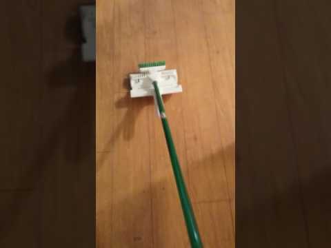 How I mop a floor. :)