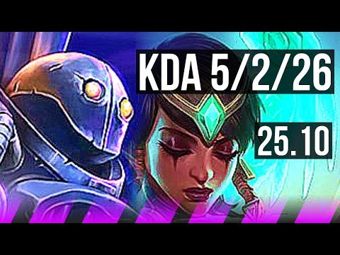 BLITZCRANK & Heimerdinger vs KARMA & Swain (SUP) | 15k DMG | NA Challenger | 25.10