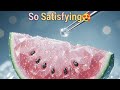 Most Satisfying Diamond Watermelon Cut Ever ASMR