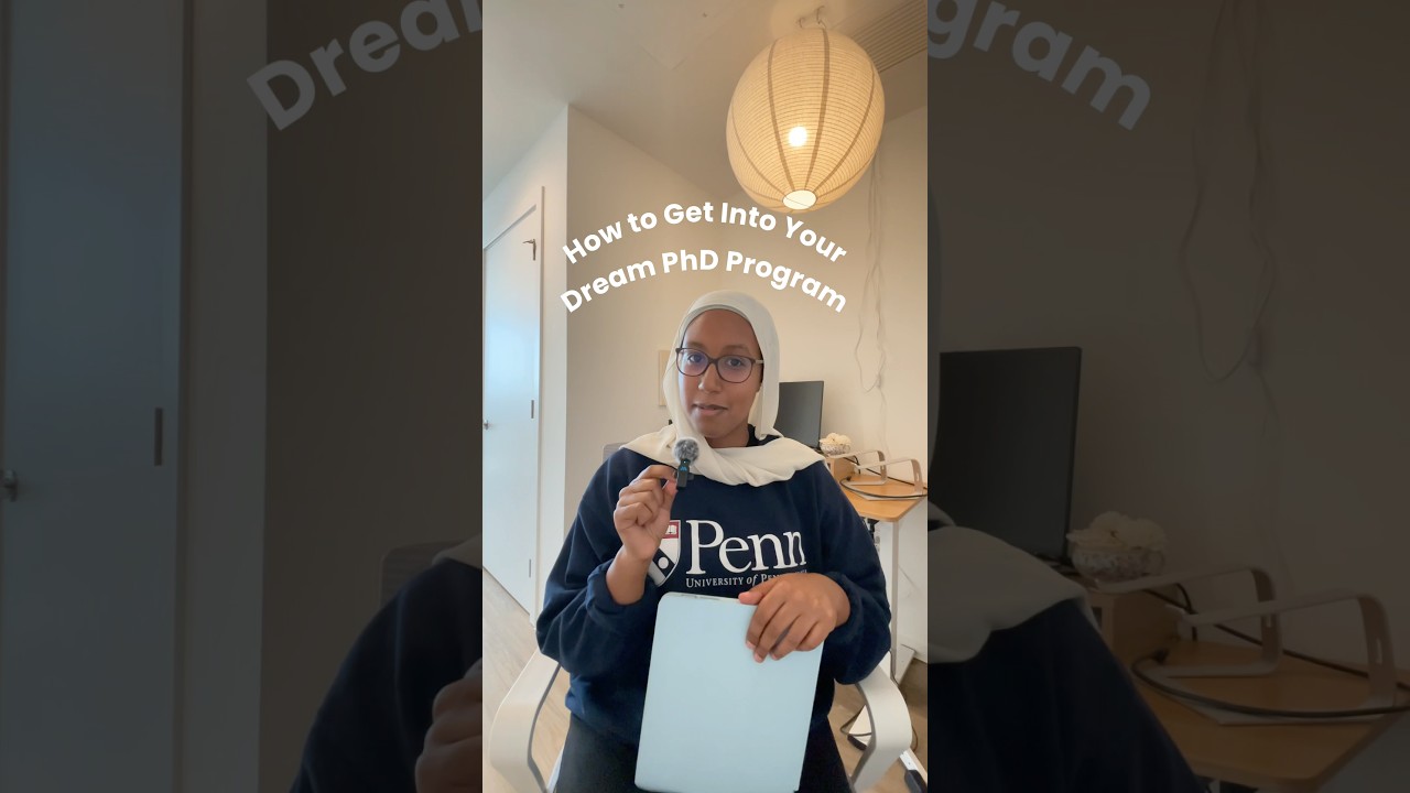 How to Get Into Your Dream PhD Program Series!! Episode 1: My Stats #phd #gradschool #application