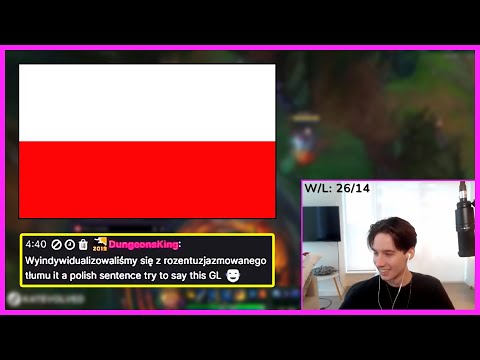 KatEvolved Almost Dies Trying a Polish Tongue Twister :D
