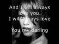 Whitney Houston - I Will Always Love You - Lyrics