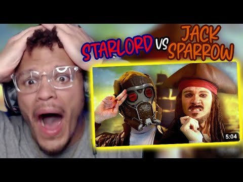 THIS IS THE BEST RAP BATTLE I HAVE EVER SEEN NEW FAVORITE BY FAR! STARLORD VS JACK SPARROW REACTION!