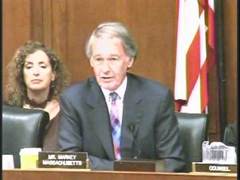 Markey questions Bush Secretary Kempthorne on Oil Drilling Policy