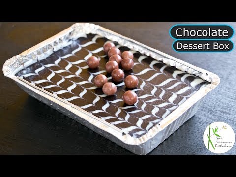 Chocolate Dessert Box | No Cornflour No Bake Chocolate Dessert | Party Recipe ~ The Terrace Kitchen