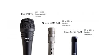 Video thumbnail for Line Audio CM4 / Heil PR35 (PR30) / Shure KSM141 - Acoustic Guitar Comparison by Here On Earth Studio