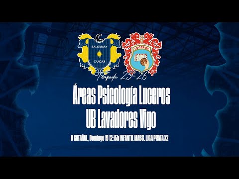 LIGA PRATA INF MASC. X2 | Áreas Psicología Luceros - UB Lavadores Vigo | Domingo 19