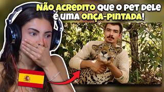GRINGOS REAGEM À ABRACEI UMA ONÇA-PINTADA E QUASE PERDI MEU MICROFONE! | TIAGO JÁCOMO