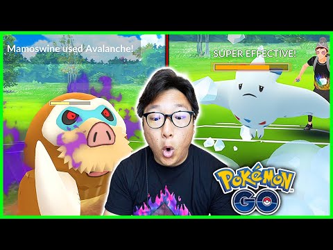 Level 50 Shadow Mamoswine Goes CRAZY in the Go Battle Master League in Pokemon GO
