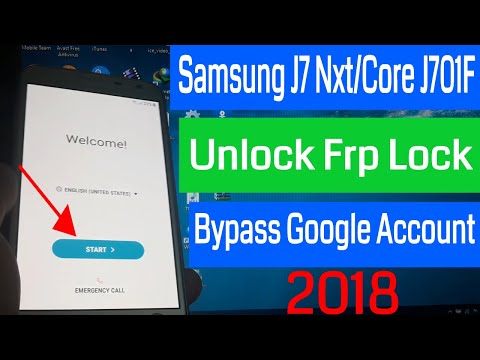 Samsung J7 Nxt (Sm-J701F/Ds) Bypass Google Account/Remove Frp Lock  Nougat 7.0 Video
