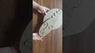 African mask 🎭 from cardboard..Part-1 #craft  #craftideas #creative #creativeart #trending #viral