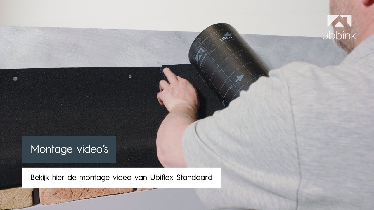 Ubiflex Standaard - spouwaansluiting onderlinge overlap